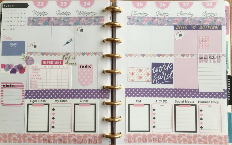 Pink and Purple Happy Planner Before the Pen | PlannerShop