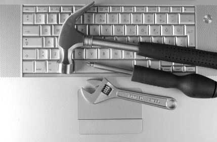 tools black and white